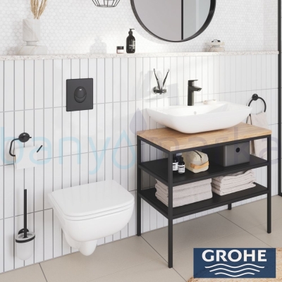Grohe Mat Siyah Batarya Kombini - Thumbnail